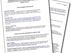 Financial Help Resources for Pawrents Veterinary Financial Aid Doc