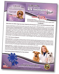 K9 Immunity Plus Cancer Supplement for Dogs Information