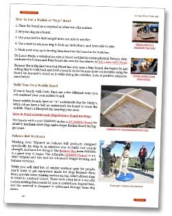 Tripawds Canine Rehab Ebook Sample Page