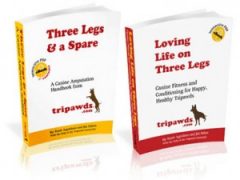 Get Your Tripawds Diploma With Two Great Books at One Low Price tripawds ebooks